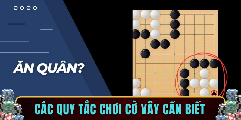 Các quy tắc chơi cờ vây cần biết