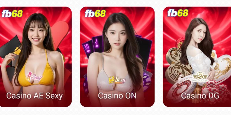 Giới thiệu sảnh Casino FB68 uy tín