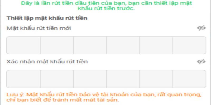 Lưu ý quan trọng khi thực hiện giao dịch