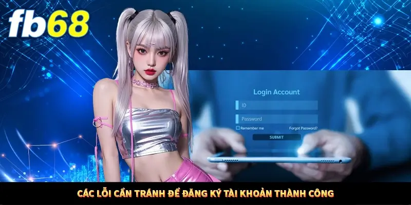 Các lỗi cần tránh để đăng ký tài khoản thành công